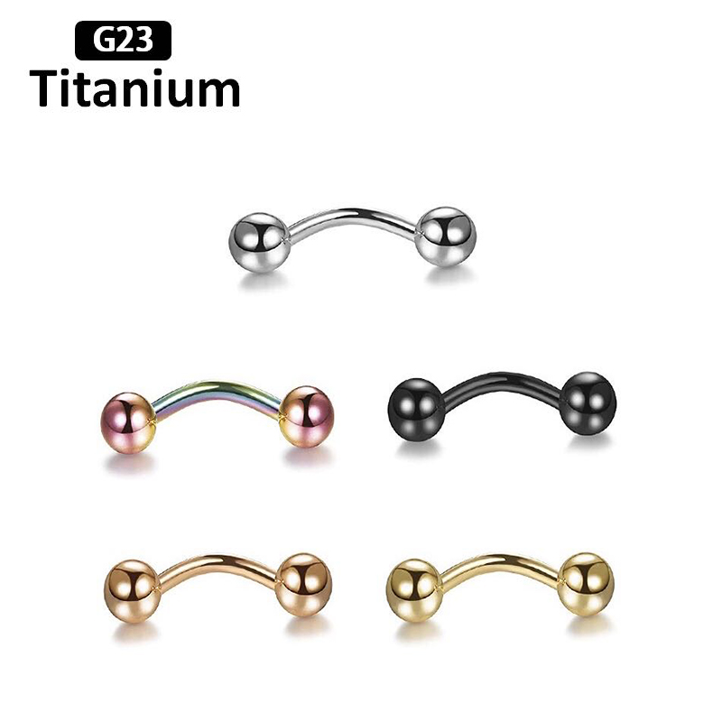 Body Jewelry Universe - Серьги-гвоздики из титана G23 для пирсинга,