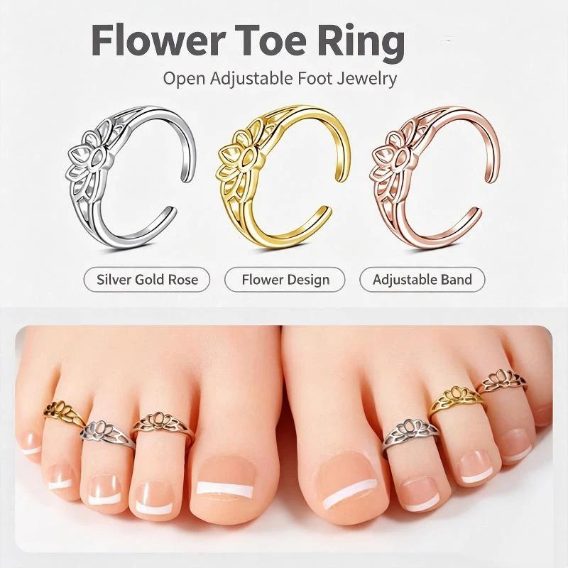 Body Jewelry Waterproof - Регулируемое кольцо на палец ноги с