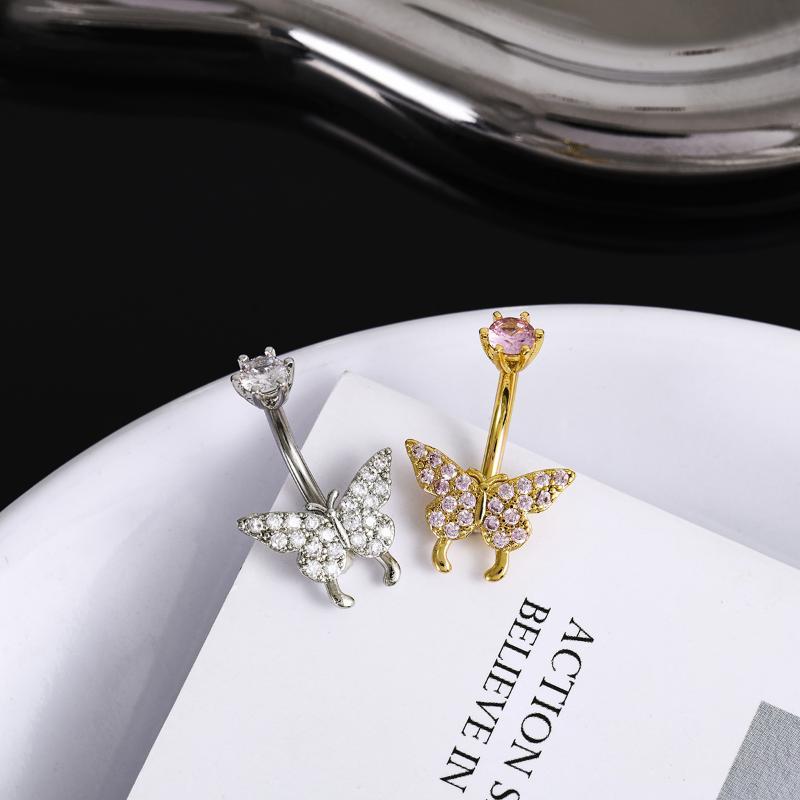 Body Jewelry Universe - Кольца для пирсинга пупка с цирконами