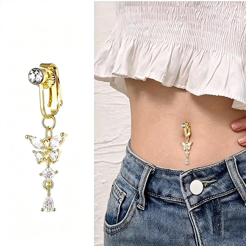 Body Jewelry Hoops - 1 шт. Модный клипс на пупок