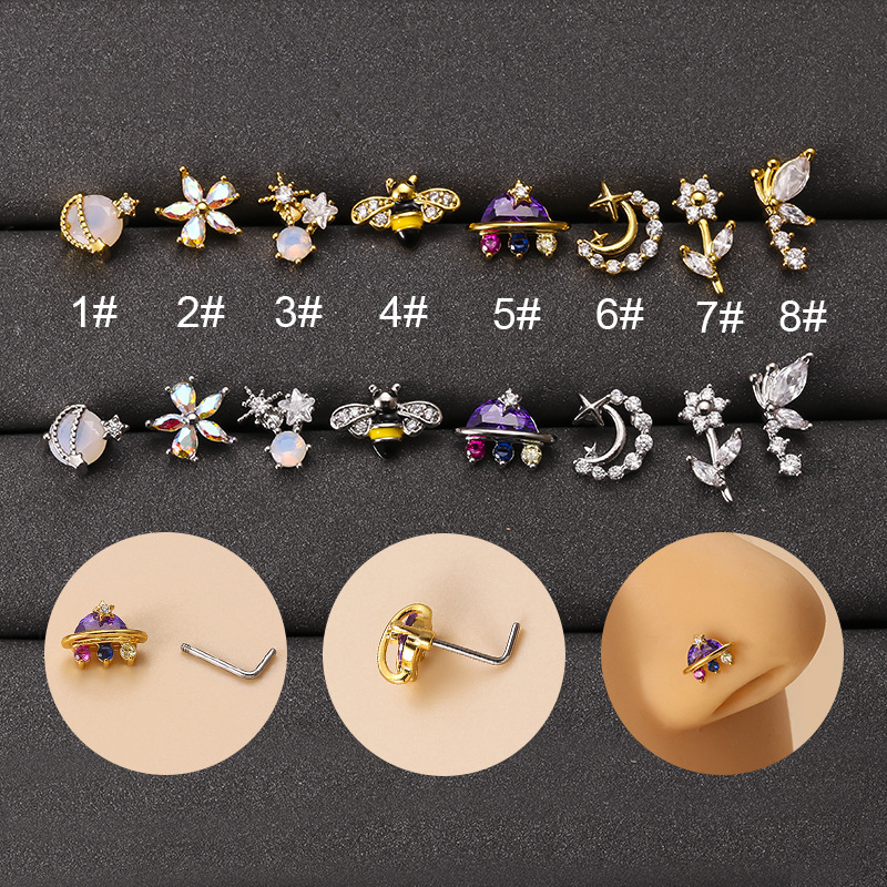Body Jewelry Indian - 20 г модные хирургические шпильки для