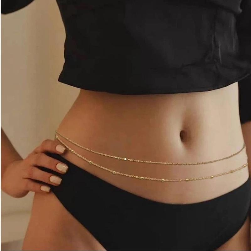 Body Jewelry Waterproof - Цепочка на талию для женщин, водонепроницаемая,