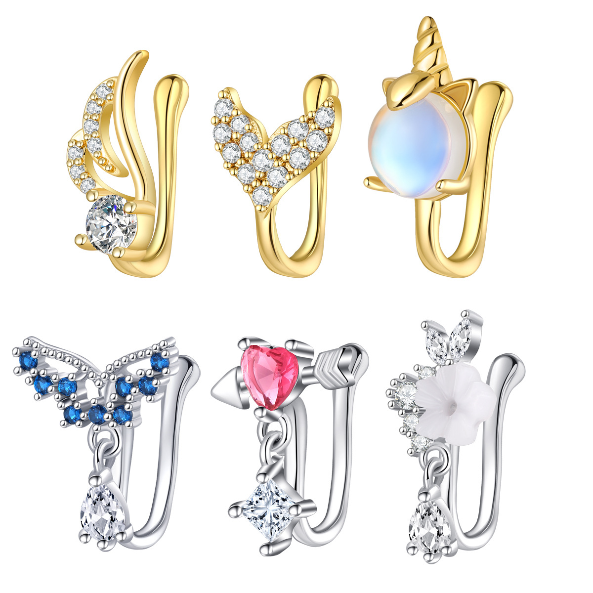 Body Jewelry Hoops - Ювелирные изделия для пирсинга носа, высококачественная