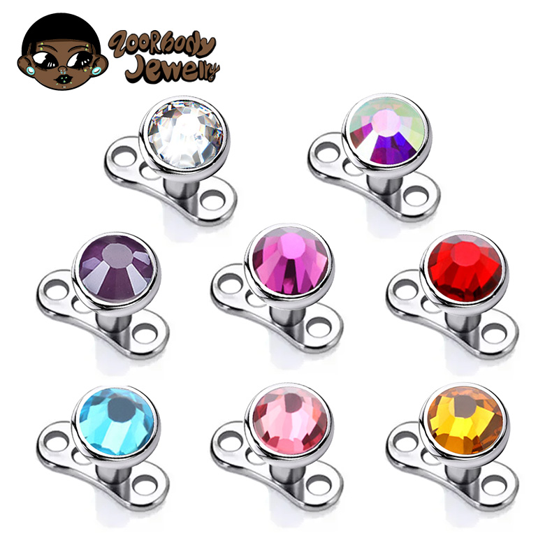 Dermal Anchor Top - G23 Титановый пирсинг Micro Dermal Anchor