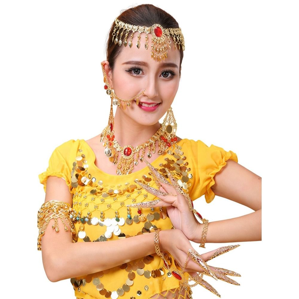 Body Jewelry Indian - Цепочка для волос в богемном стиле
