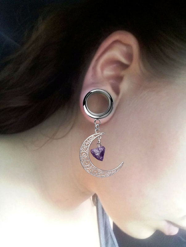 2 шт., подвеска из натуральног – обзор и цена Body Jewelry Ear Gauges