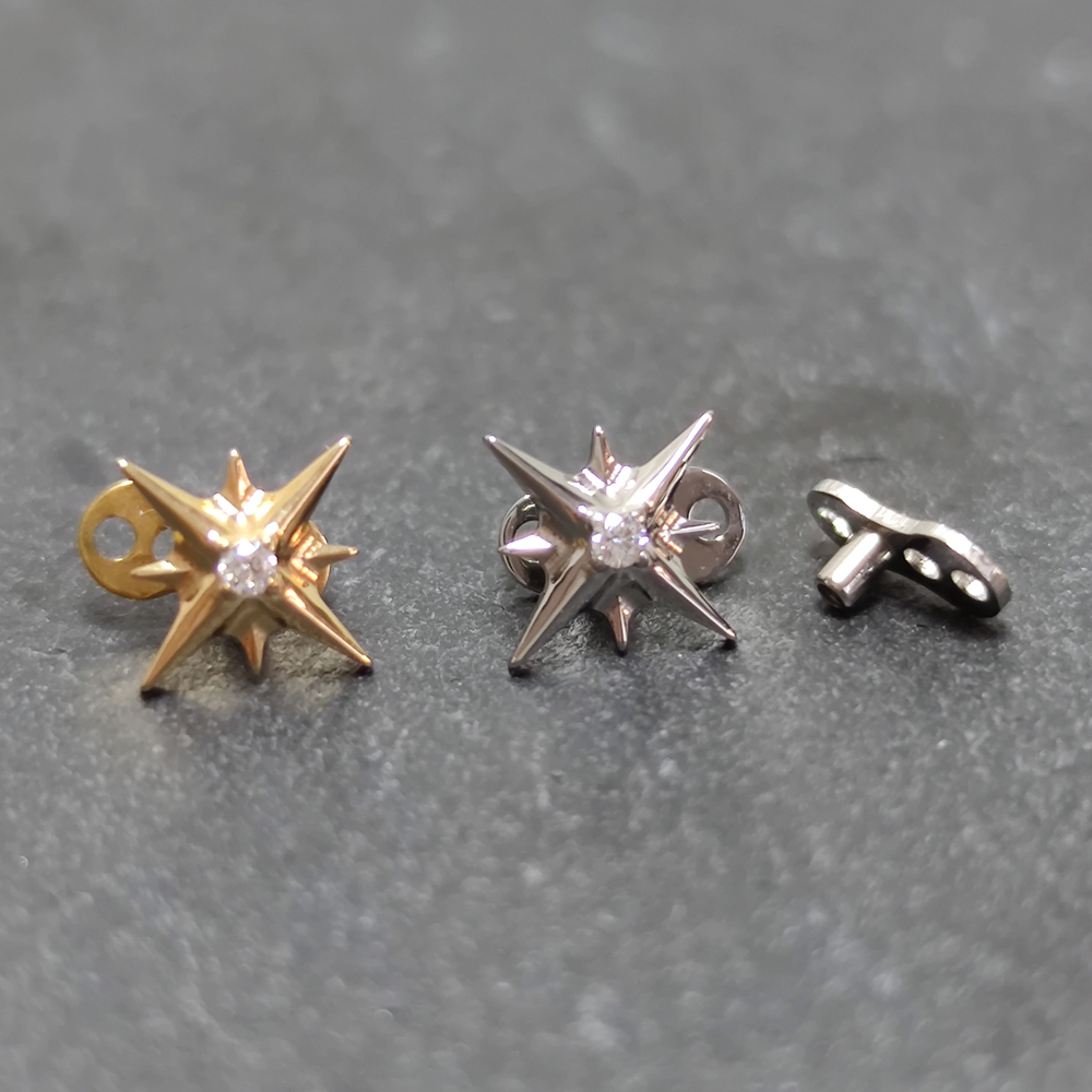 G23 Титан Циркон Микро Шкірный – обзор и цена Dermal Anchor Top