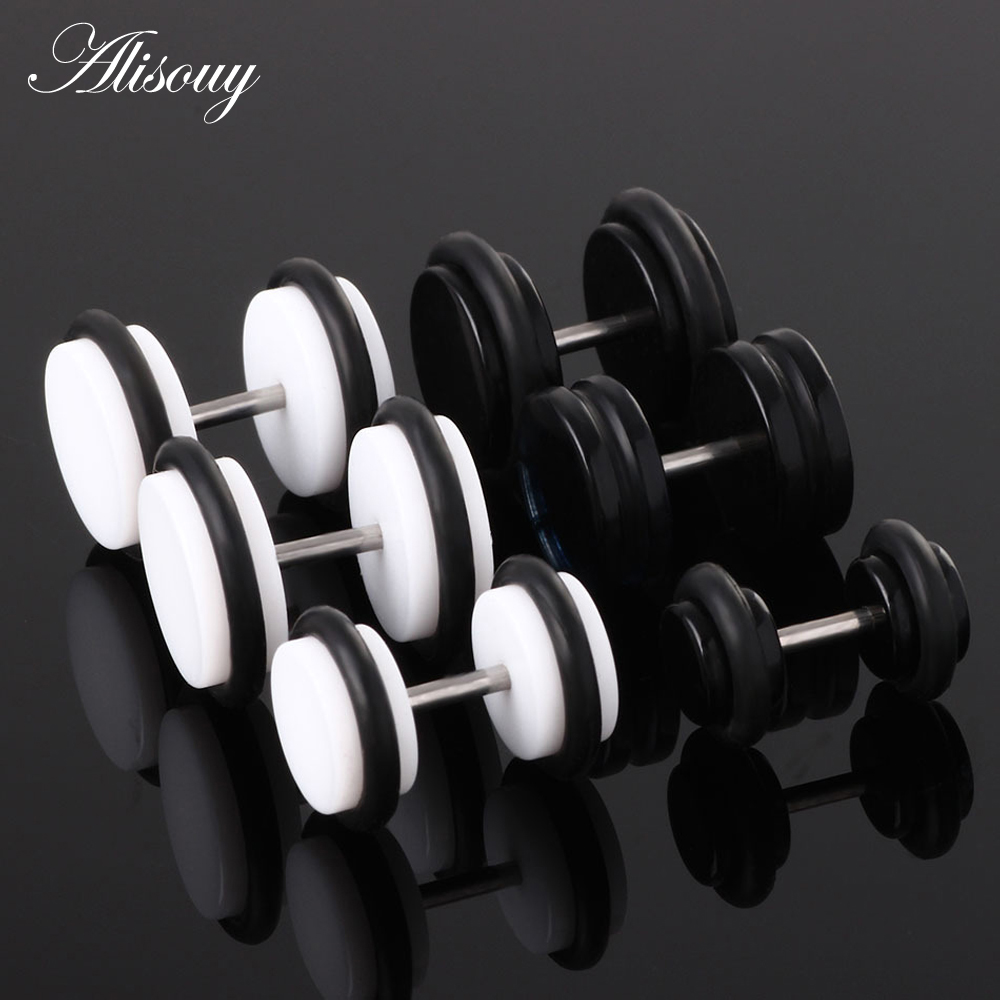 2 шт. акриловые поддельные бер – обзор и цена Body Jewelry Ear Gauges