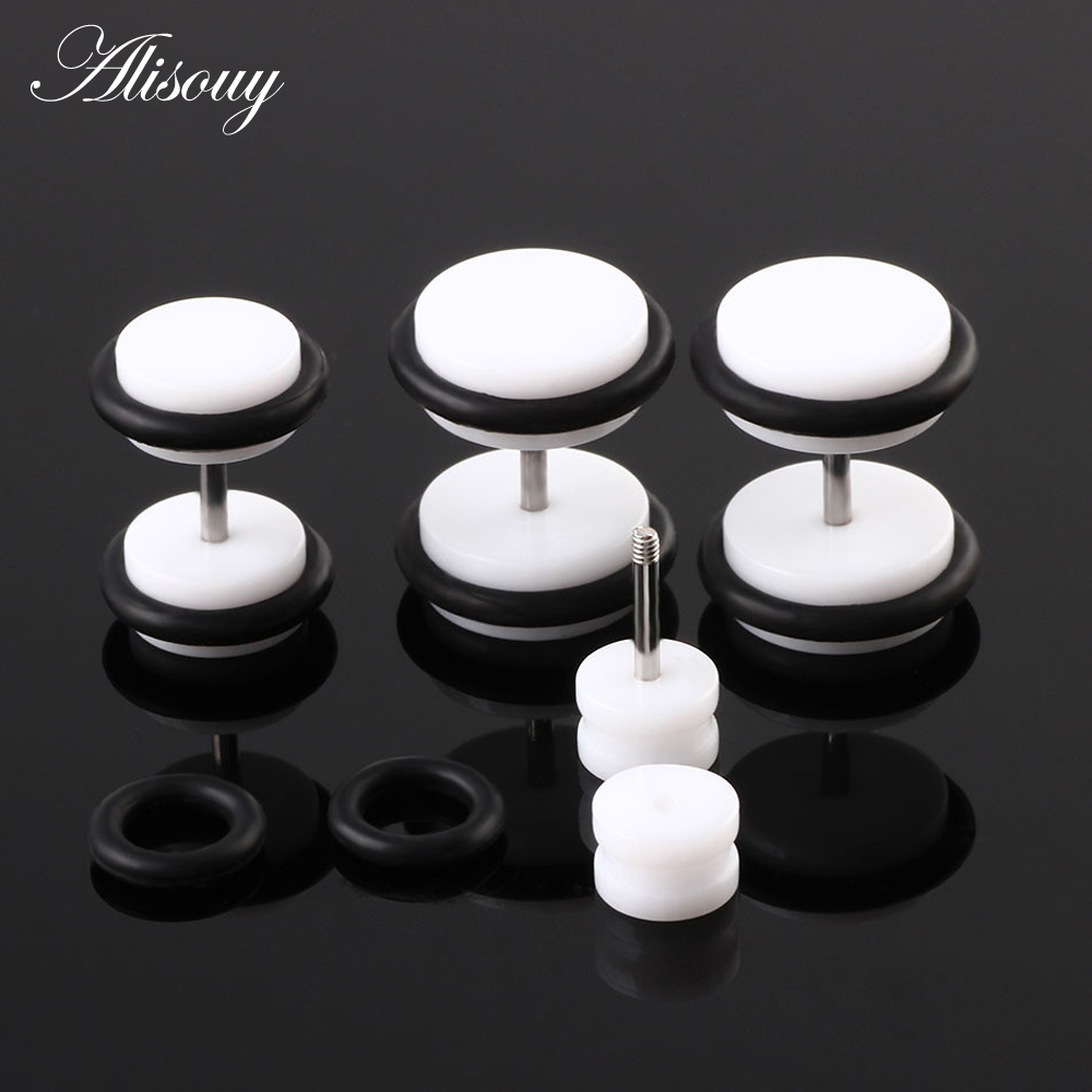 2 шт. акриловые поддельные бер – обзор и цена Body Jewelry Ear Gauges
