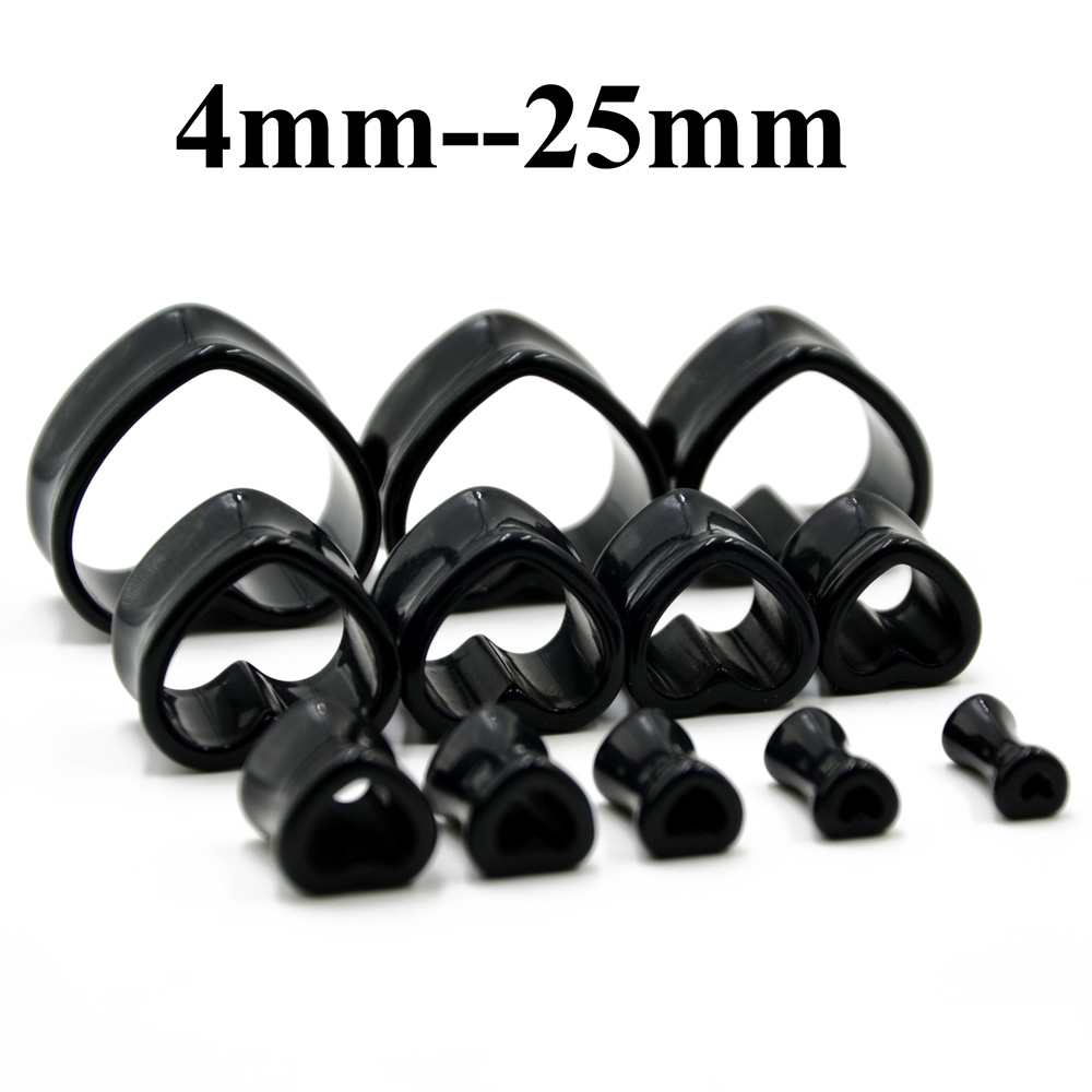 Акриловый черный, белый цвет в – обзор и цена Body Jewelry Ear Gauges