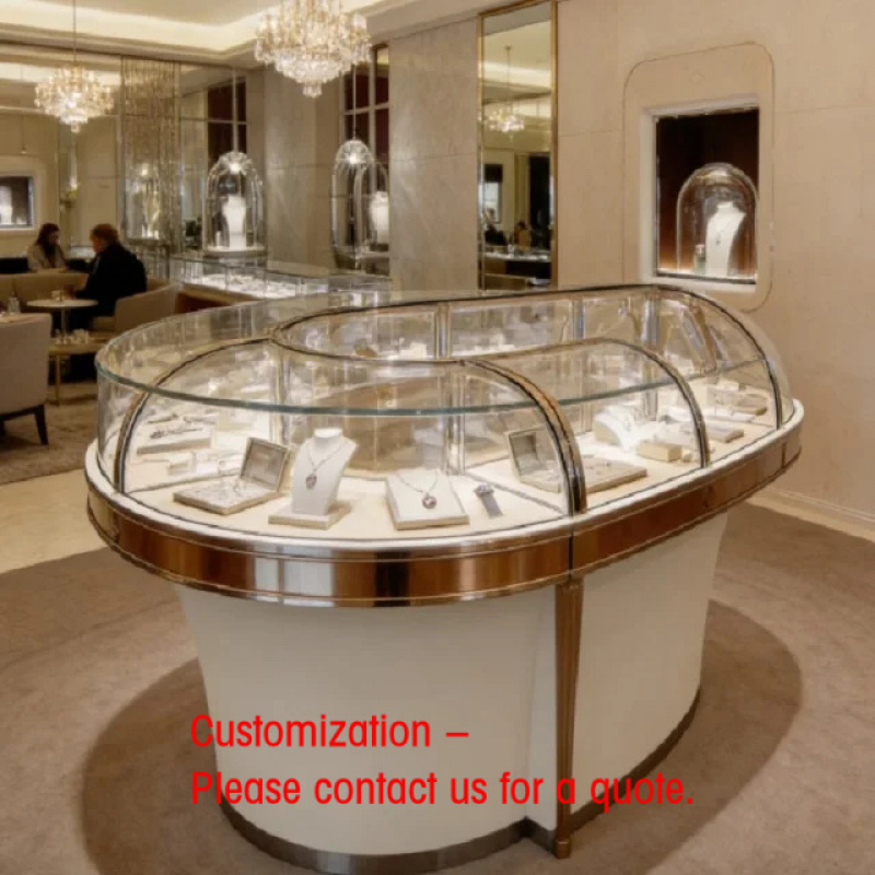 Элитная изогнутая витрина-прил – обзор и цена Body Jewelry Mall