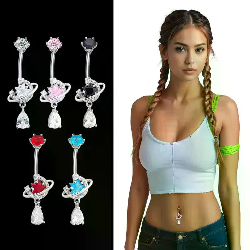 Кольца для пирсинга пупка с кр – обзор и цена Body Jewelry Universe