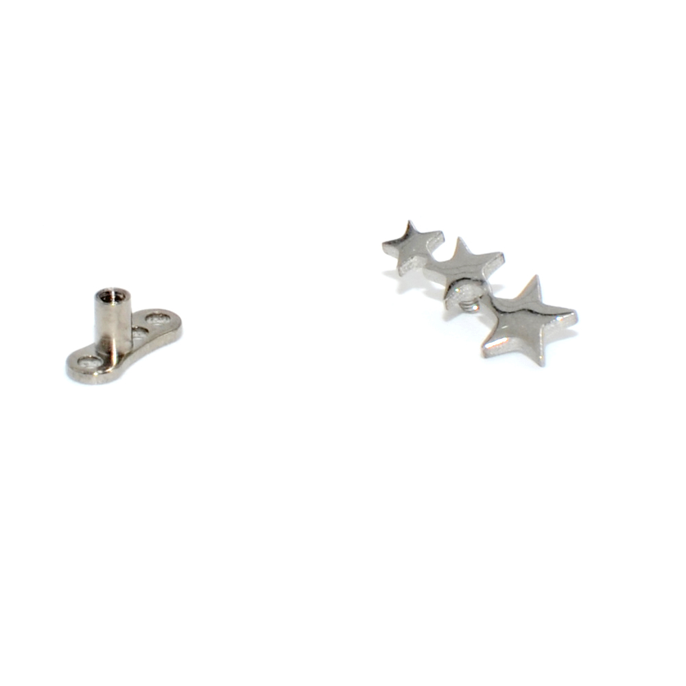 1 шт. стальное/титановое основ – обзор и цена Dermal Anchor Top