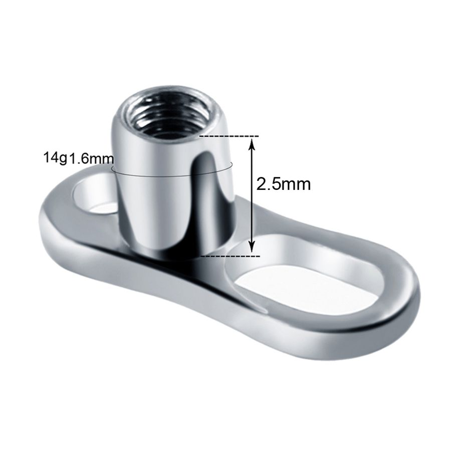 10 шт./лот G23 титановый микро – обзор и цена Dermal Anchor Top