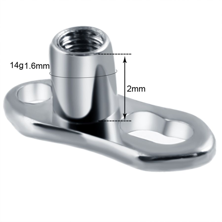 10 шт./лот G23 титановый микро – обзор и цена Dermal Anchor Top