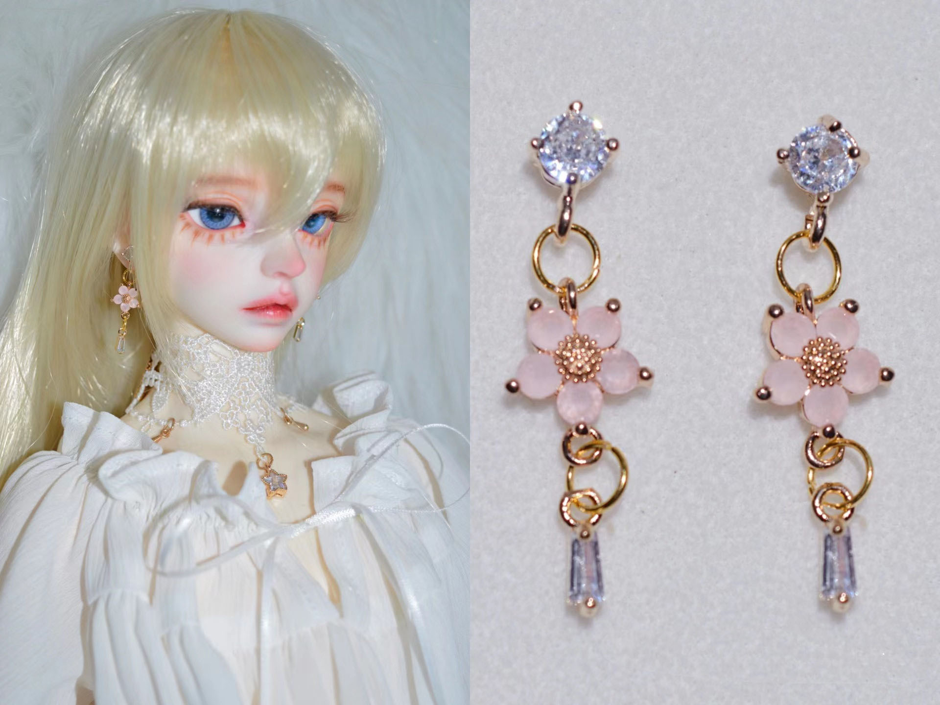 1/3 серьги для кукол BJD, унив – обзор и цена Body Jewelry Universe