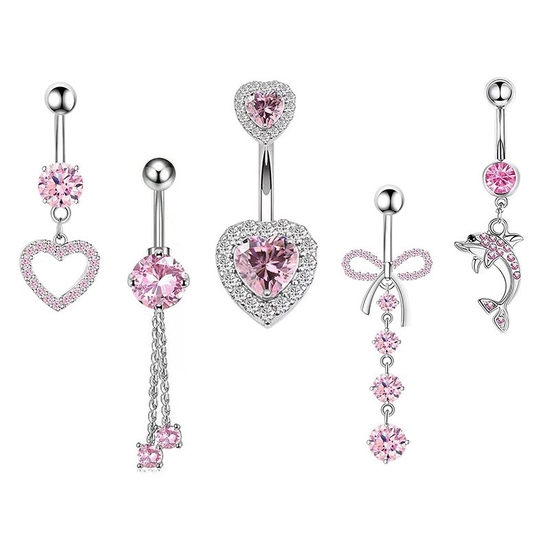 1 шт., кольца для пупка с розо – обзор и цена Body Jewelry Hoops