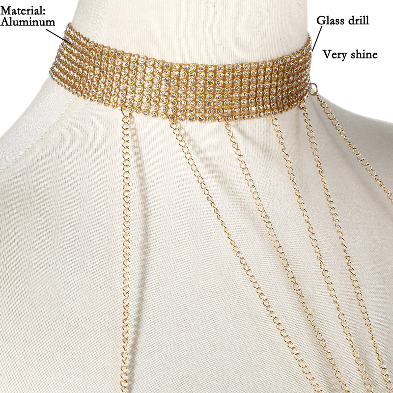 Цепочка для тела Женская, золо – обзор и цена Qualiti Body Jewelry