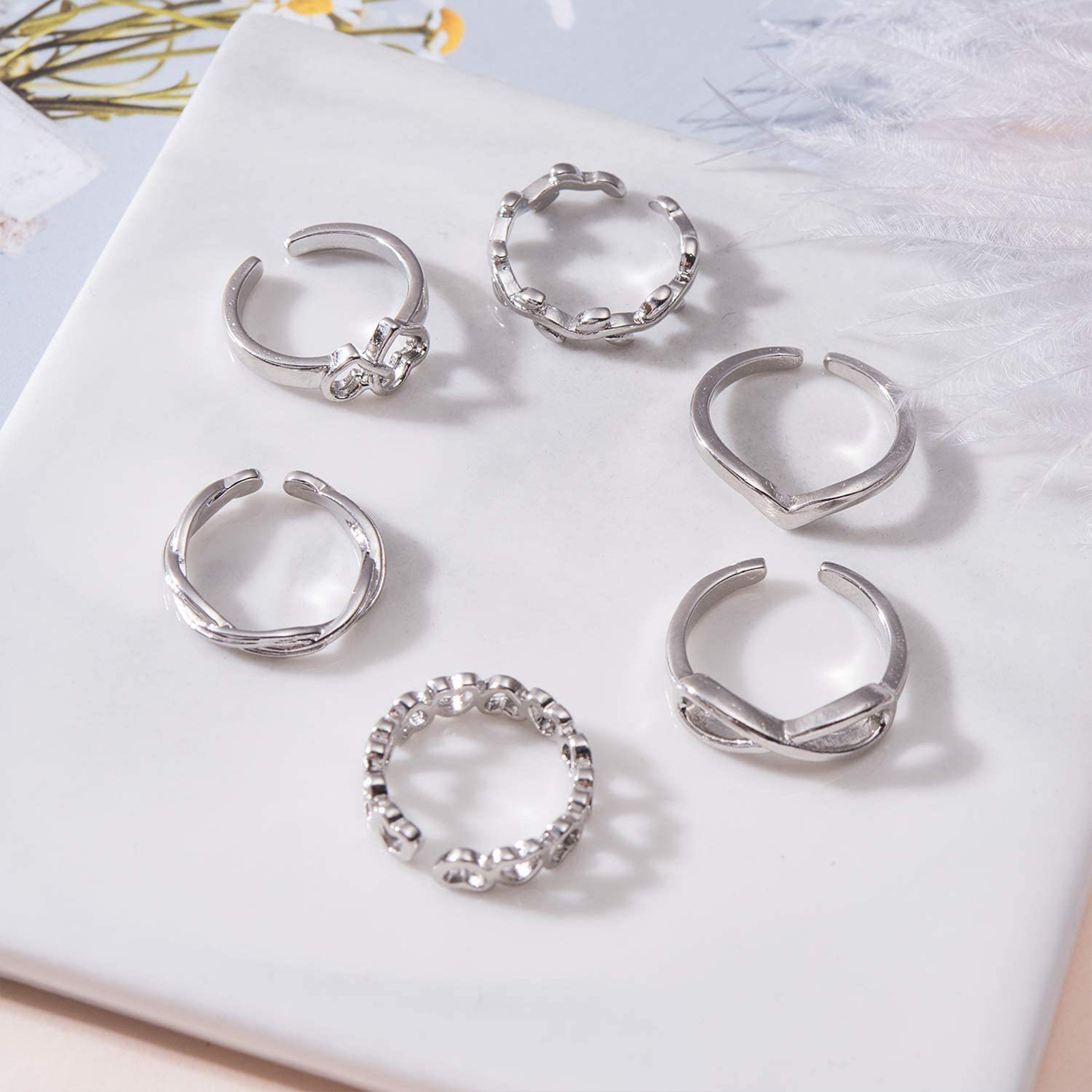 10/12 шт. кольца на палец для  – обзор и цена Body Jewelry Hoops