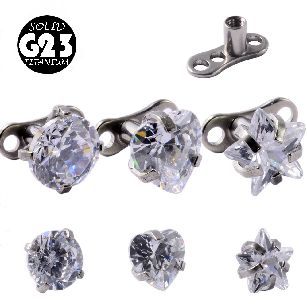 1Peice G23 титановый дермальны – обзор и цена Dermal Anchor Top