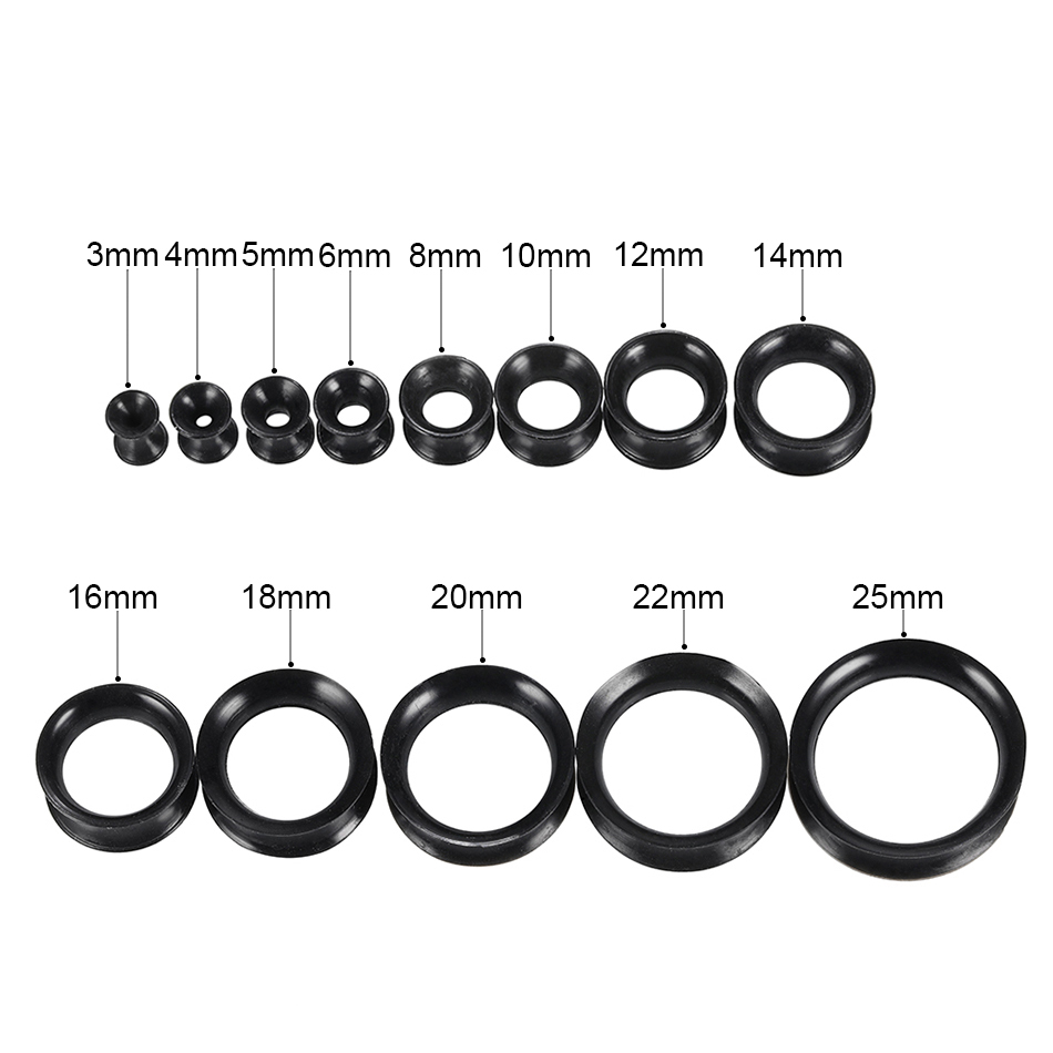30 шт./лот, силиконовая гибкая – обзор и цена Body Jewelry Ear Gauges
