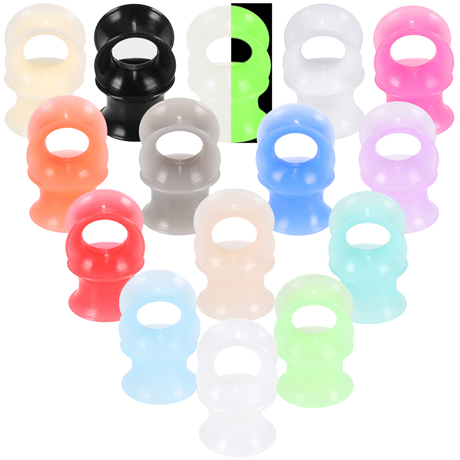 30 шт./лот, силиконовая гибкая – обзор и цена Body Jewelry Ear Gauges