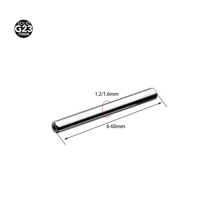 Прямой стержень с внутренними  – обзор и цена Body Jewelry Universe