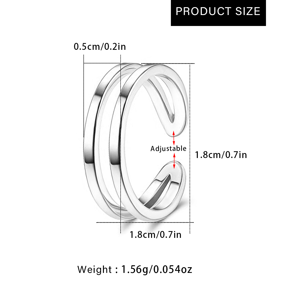 Регулируемое двойное кольцо дл – обзор и цена Body Jewelry Hoops
