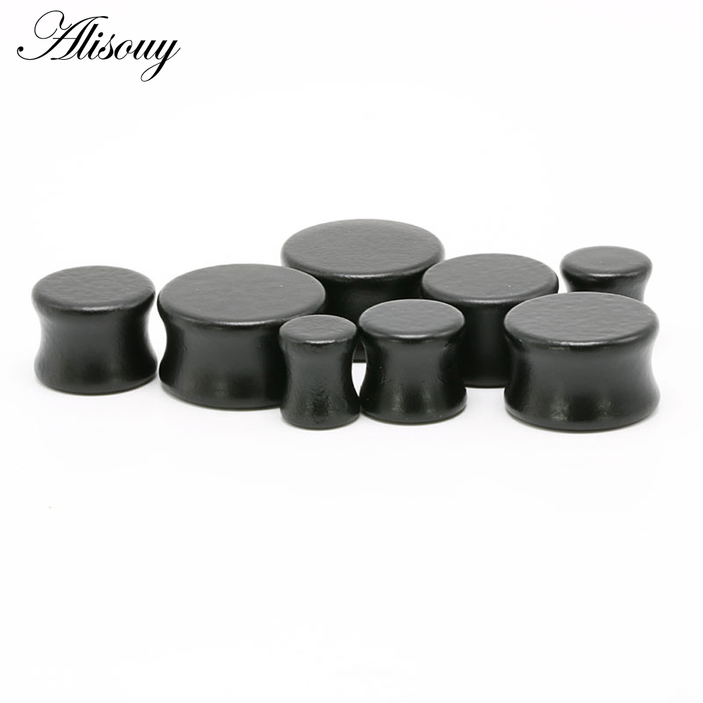 1 шт. Модные деревянные тоннел – обзор и цена Body Jewelry Ear Gauges