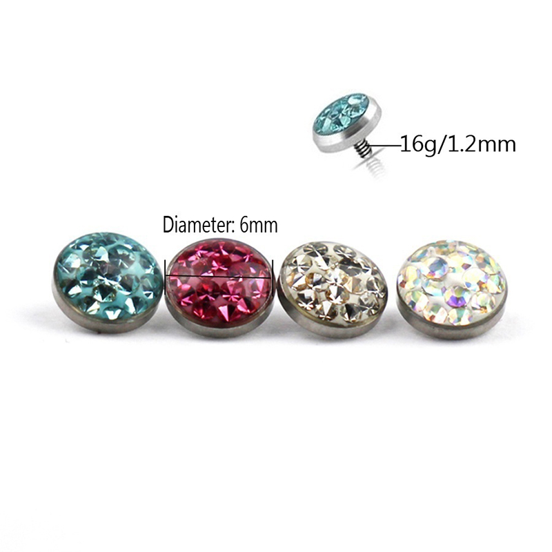 1 шт., кольцо с кожаным якорем – обзор и цена Dermal Anchor Top