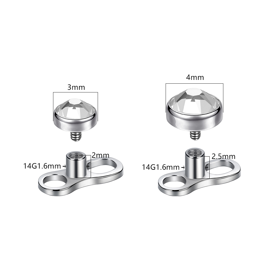 1 шт./5 шт., набор титановых м – обзор и цена Dermal Anchor Top