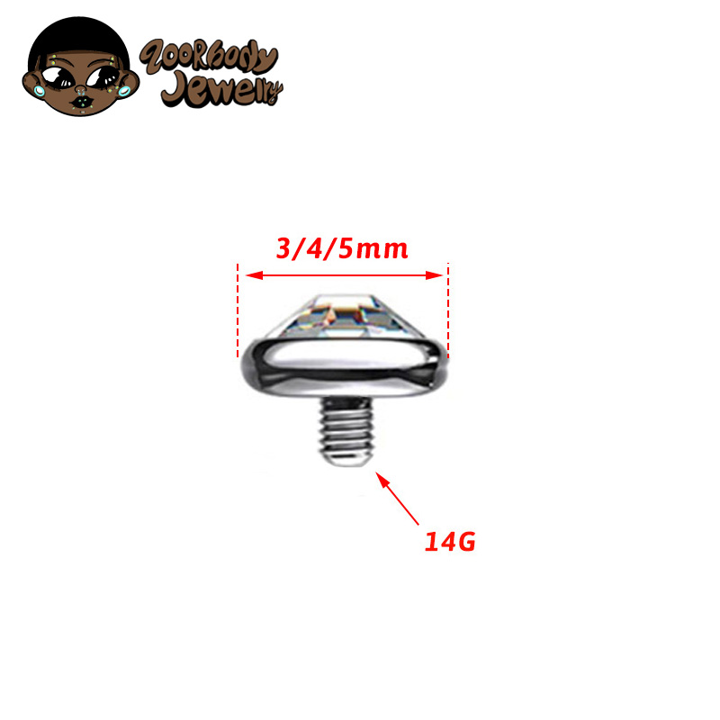 1 шт. ASTM F136, титановая рам – обзор и цена Dermal Anchor Top